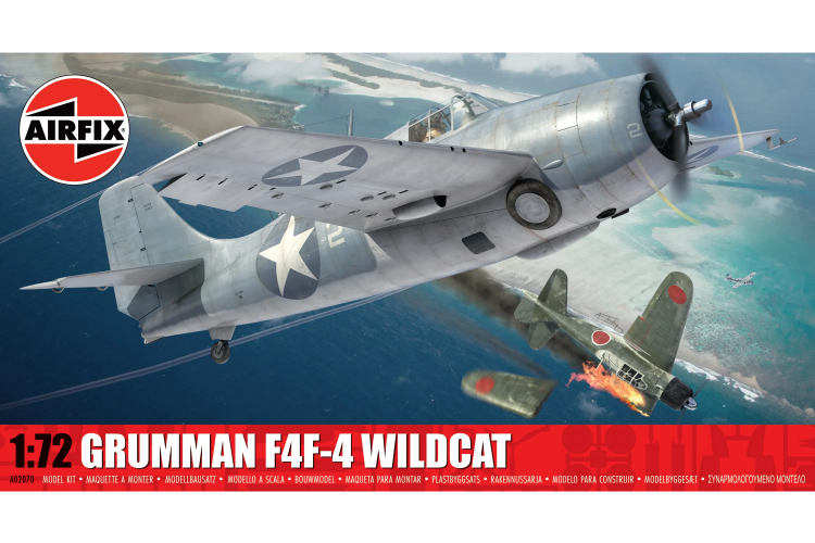 1:72 Airfix 02070 Grumman F4F-4 Wildcat WWII - Amerikaans Marinejachtvliegtuig - Af02070 1 - AF02070