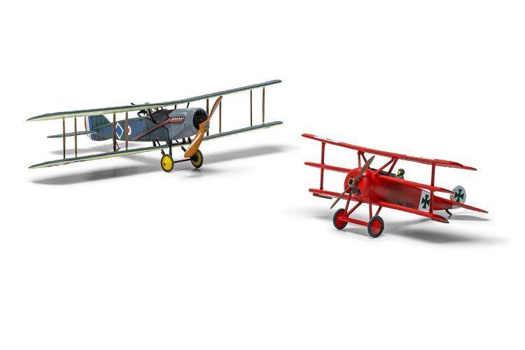 1:72 Airfix 02141V Fokker DR1 Triplane and Bristol Fighter DD - Af02141v 5 - AF02141V