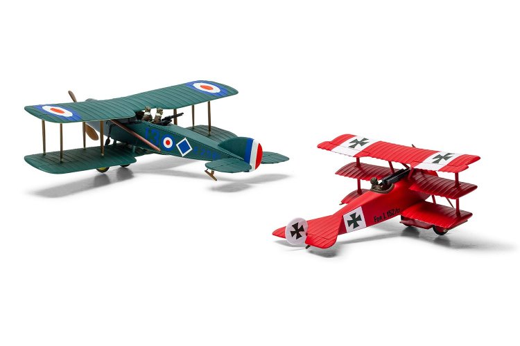 1:72 Airfix 02141V Fokker DR1 Triplane and Bristol Fighter DD - Af02141v 6 - AF02141V