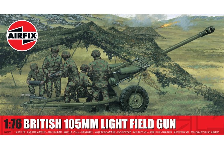 1:76 Airfix 02332 Britse 105mm Light Field Gun - Veldartillerie - Af02332 1 - AF02332