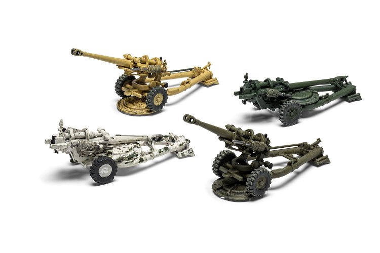 1:76 Airfix 02332 Britse 105mm Light Field Gun - Veldartillerie - Af02332 3jpg - AF02332