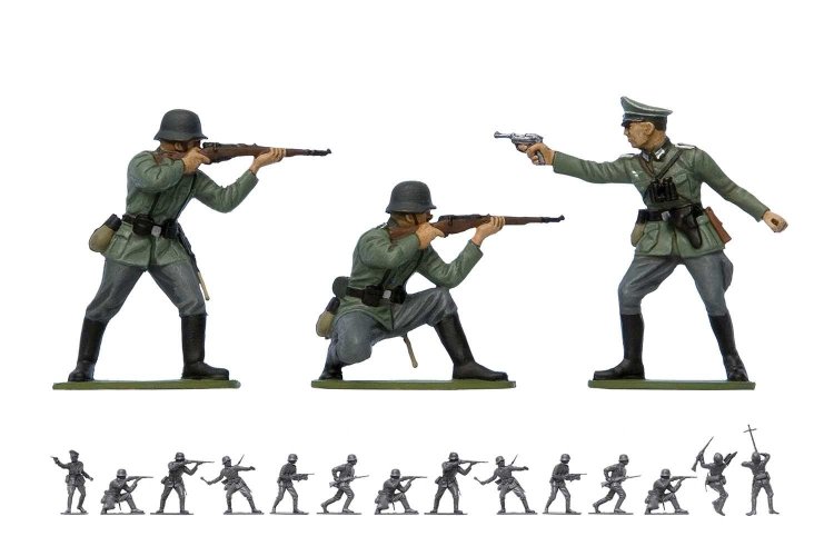 1:32 Airfix 02702V WWII German Infantry - Figures - Af02702v 2 - AF02702V
