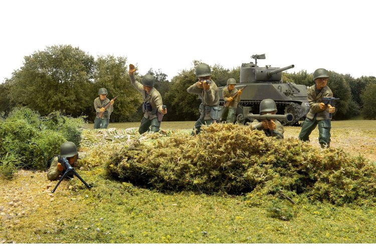 1:32 Airfix 02703V WWII U.S. Infantry - Figures - Af02703v 3 - AF02703V