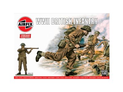 1:32 Airfix 02718V WWII British Infantry - Figures - Af02718v 1 - AF02718V