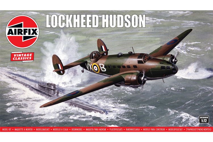 1:72 Airfix 03006V Lockheed Hudson WWII - Vintage Classics - Amerikaans Propellervliegtuig - Af03006v 1 - AF03006V