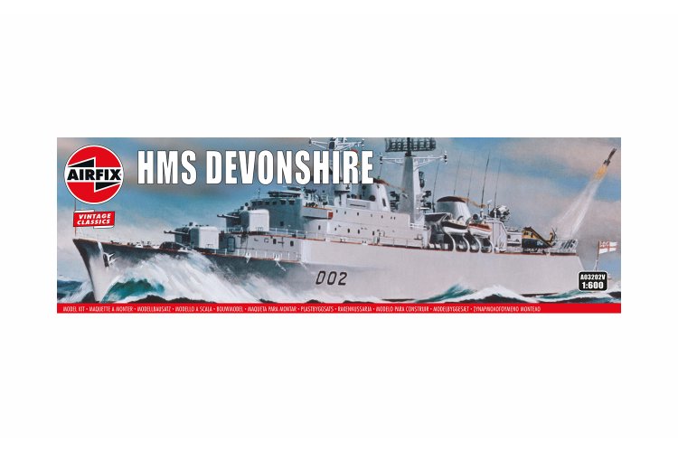 1:600 Airfix 03202V HMS Devonshire Ship - Af03202v 1 1 - AF03202V