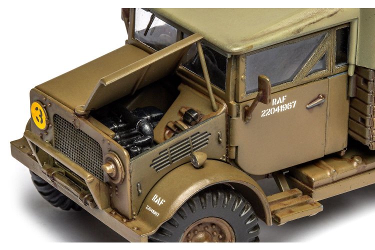 1:48 Airfix 03313A Bedford MW - WWII 15-cwt 4 x 2 G.S. Truck - Militaire RAF Vrachtwagen - Af03313a 6 - AF03313A