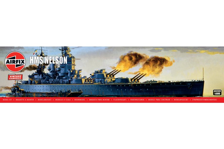 1:600 Airfix 04203V HMS Nelson WWII - Vintage Classics - Brits Slagschip - Af04203v 1 - AF04203V