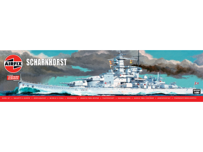 1:600 Airfix 04206V Scharnhorst WWII - Scharnhorst-klasse - Vintage Classics - Duits Slagschip - Af04206v 1 - AF04206V
