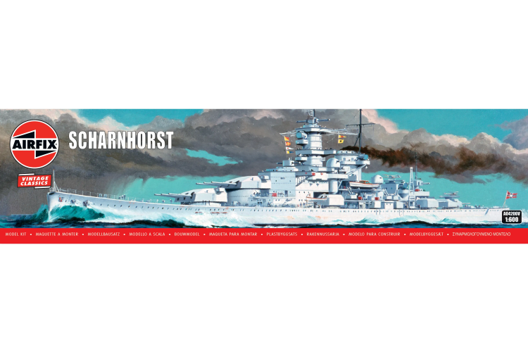 1:600 Airfix 04206V Scharnhorst WWII - Scharnhorst-klasse - Vintage Classics - Duits Slagschip - Af04206v 1 - AF04206V