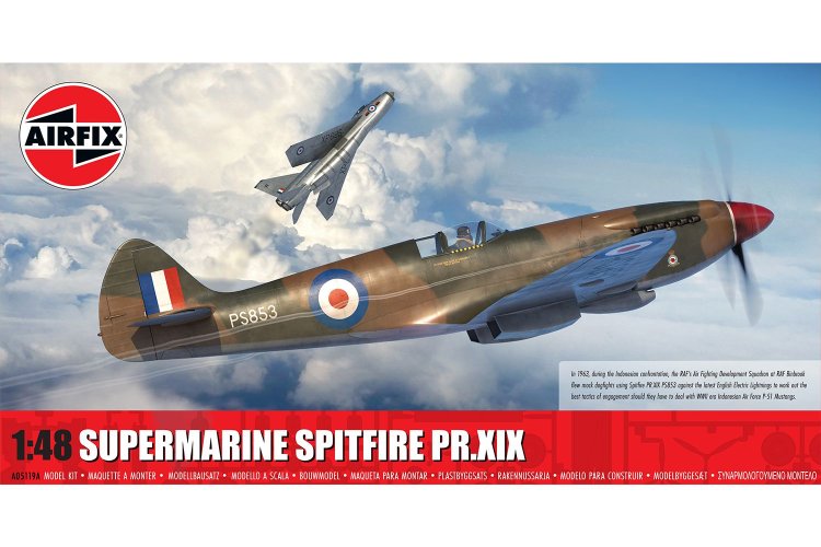 1:48 Airfix 05119A Supermarine Spitfire PR.XIX WWII &ndash; British Reconnaissance Aircraft - Af05119a 1 - AF05119A
