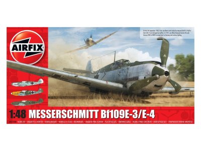 1:48 Airfix 05120B Messerschmitt Bf 109E-3/E-4 WWII &ndash; German Propeller Aircraft - Af05120b 1 - AF05120B
