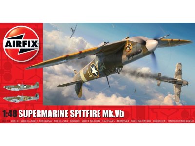 1:48 Airfix 05125A Supermarine Spitfire Mk.Vb WWII - Brits Propellervliegtuig - Af05125a 1 - AF05125A