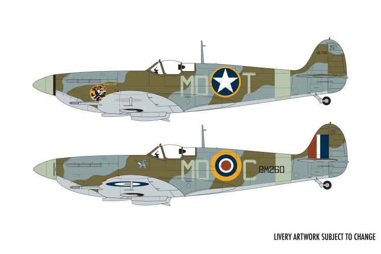 1:48 Airfix 05125A Supermarine Spitfire Mk.Vb WWII - Brits Propellervliegtuig - Af05125a 8 - AF05125A