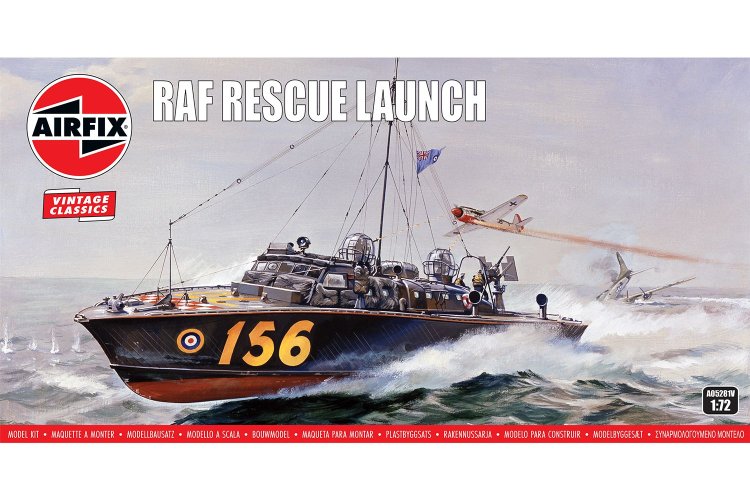 1:72 Airfix 05281V RAF Rescue Launch - Vintage Classics -High Speed Launch Type 2 63-ft-klasse - Motorboot - Af05281v 1 - AF05281V