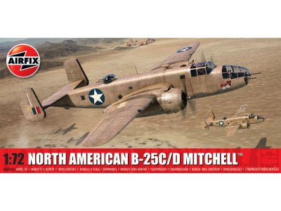 1:72 Airfix 06015A North American B-25C/D Mitchell Plane - Af06015a - AF06015A