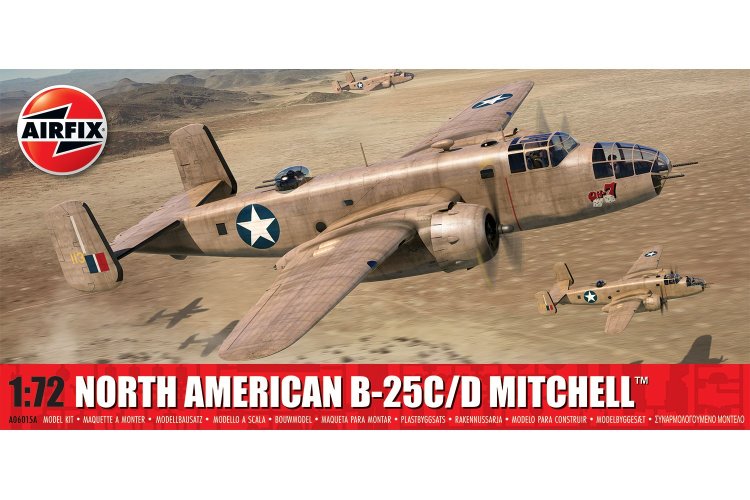 1:72 Airfix 06015A North American B-25C/D Mitchell Plane - Af06015a - AF06015A
