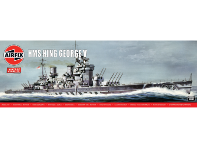 1:600 Airfix 06205V HMS King George V WWII - King George V-klasse - Vintage Classics - Brits Slagschip - Af06205v 1 - AF06205V