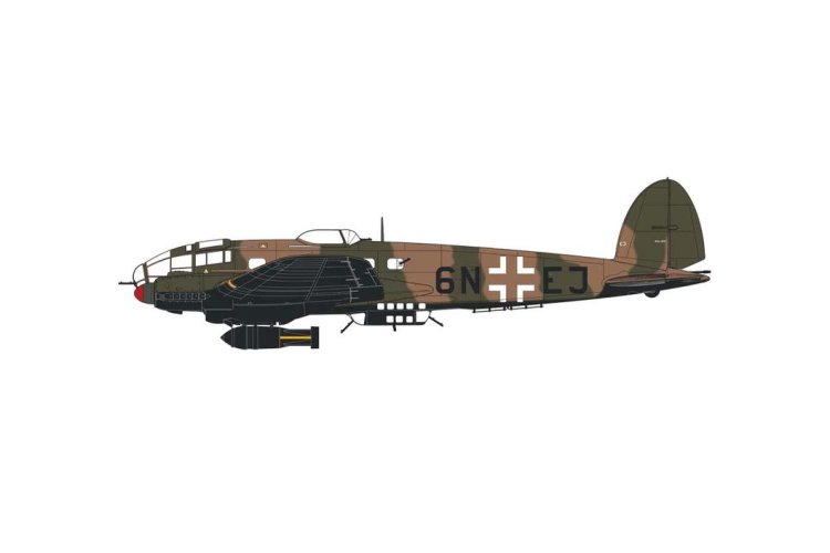 1:72 Airfix 07007C Heinkel He111 H-6 - WWII German Bomber - Propeller Aircraft - Af07007c 3 - AF07007C