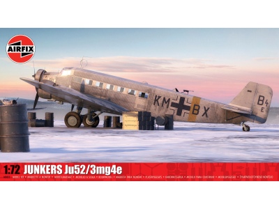 1:72 Airfix 08022 Junkers Ju52/3mg4e WWII - Duits Transportvliegtuig - Af08022 1 - AF08022