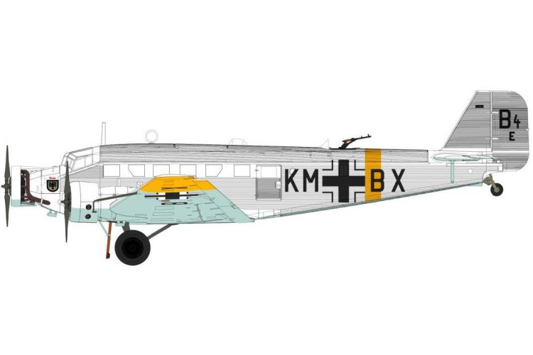 1:72 Airfix 08022 Junkers Ju52/3mg4e WWII - Duits Transportvliegtuig - Af08022 15 - AF08022