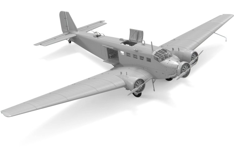 1:72 Airfix 08022 Junkers Ju52/3mg4e WWII - Duits Transportvliegtuig - Af08022 4 - AF08022