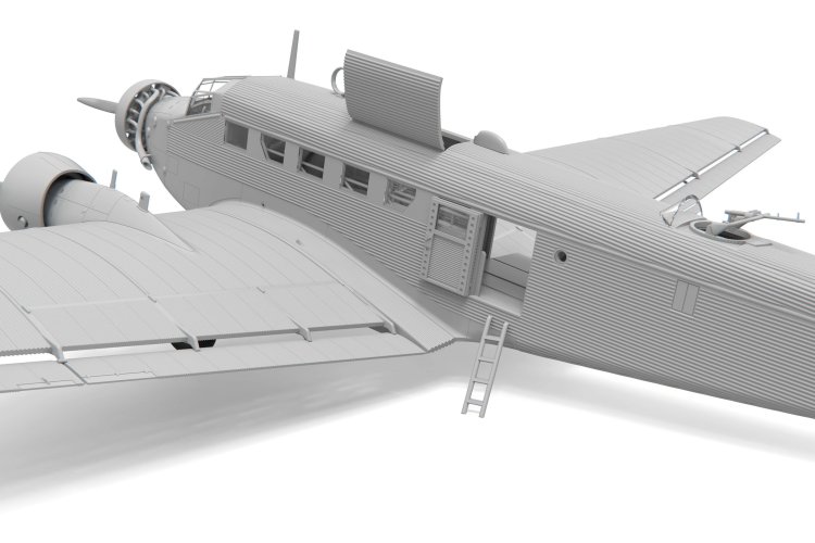 1:72 Airfix 08022 Junkers Ju52/3mg4e WWII - Duits Transportvliegtuig - Af08022 6 - AF08022