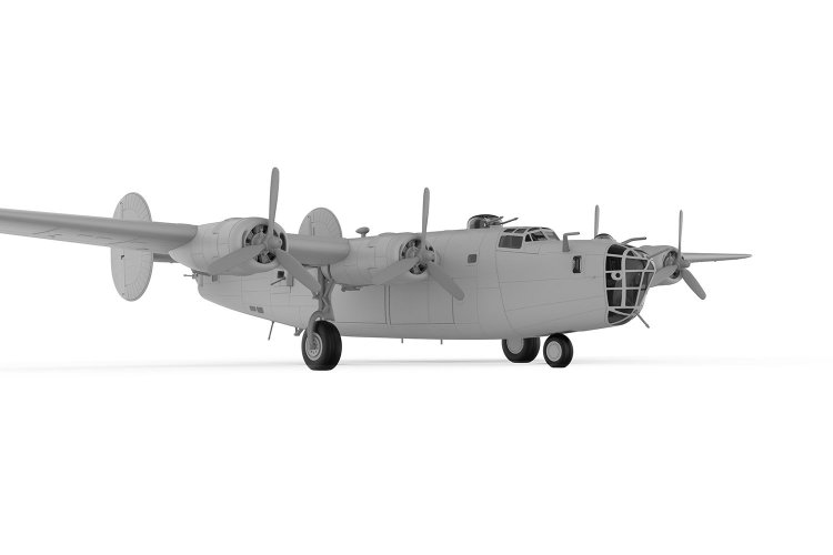 1:72 Airfix 09011 Consolidated B-24D Liberator - Amerikaanse Zware Bommenjager - Propellervliegtuig - Af09011 2 - AF09011