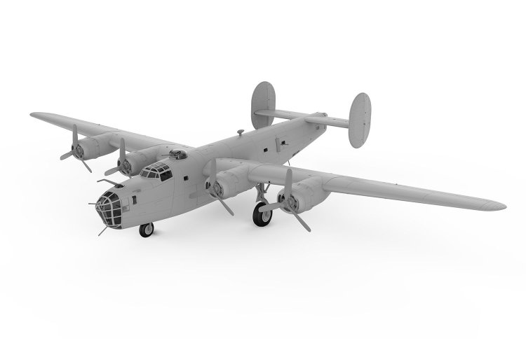 1:72 Airfix 09011 Consolidated B-24D Liberator - Amerikaanse Zware Bommenjager - Propellervliegtuig - Af09011 3 - AF09011