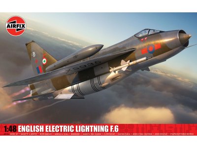 1:48 Airfix 09178A English Electric Lightning F.6 &ndash; British Jet Fighter - Af09178a 1 - AF09178A