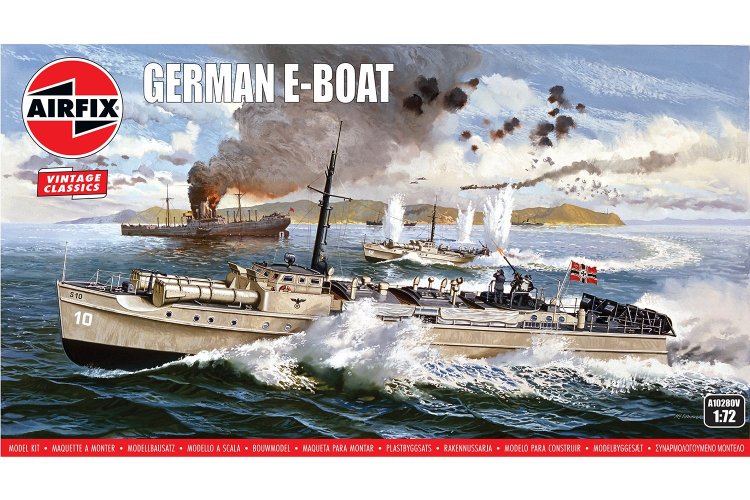 1:72 Airfix 10280V E-Boat - Schnellboot S-10-klasse WWII - Duitse Snelboot - Af10280v 1 - AF10280V
