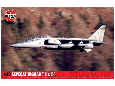 1:48 Airfix 11011 SEPECAT Jaguar T.2 & T.4 - Brits Trainings- en Conversievliegtuig - Af11011 1 - AF11011