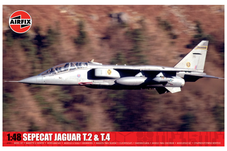 1:48 Airfix 11011 SEPECAT Jaguar T.2 & T.4 - Brits Trainings- en Conversievliegtuig - Af11011 1 - AF11011