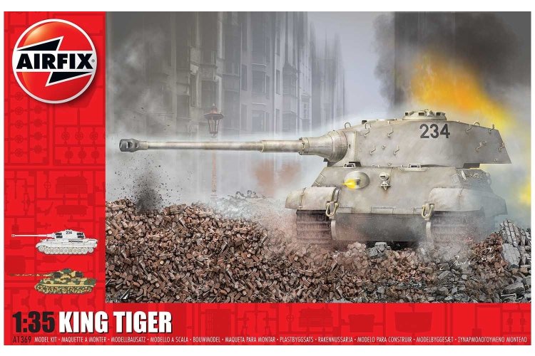 1:35 Airfix 1369 King Tiger Tank - Af1369 - AF1369