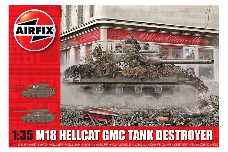 1:35 Airfix 1371 M-18 Hellcat GMC Tank Destroyer - Af1371 1 - AF1371