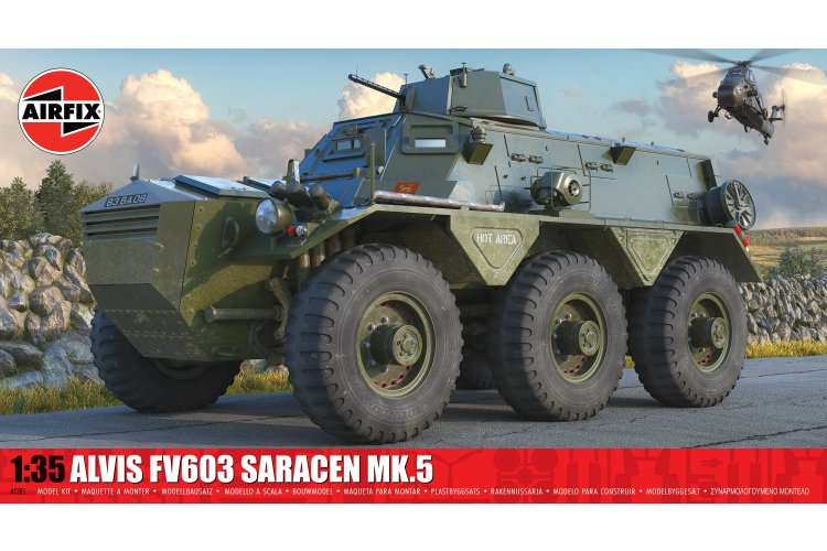 1:35 Airfix 1385 Alvis FV603 Saracen Mk.5 - Britse Pantserwagen - Af1385 1 - AF1385