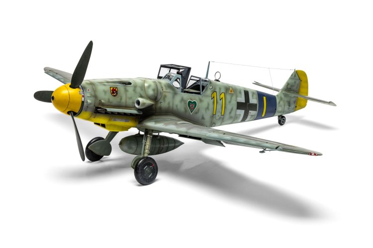 1:24 Airfix 17003 Messerschmitt Bf 109G-5/G-6 WWII &ndash; German Propeller Aircraft - Af17003 9 - AF17003