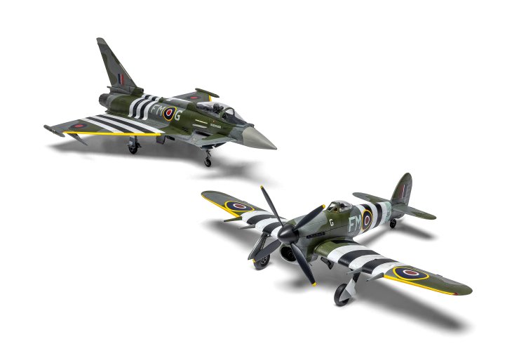 1:72 Airfix 40001 Eurofighter Typhoon FGR.4 Moggy & Hawker Typhoon Mk.IB - Britse Gevechtsvliegtuigen - Af40001 2 - AF40001