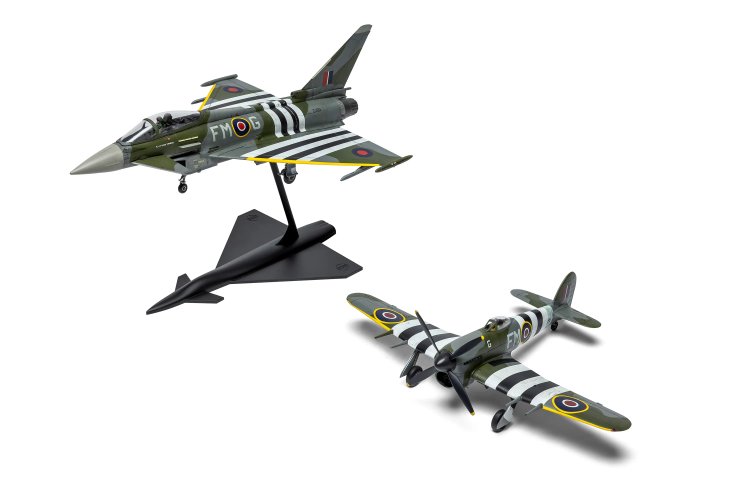 1:72 Airfix 40001 Eurofighter Typhoon FGR.4 Moggy & Hawker Typhoon Mk.IB - Britse Gevechtsvliegtuigen - Af40001 3 - AF40001