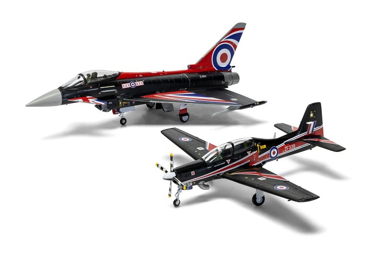 1:72 Airfix 40003 Eurofighter Typhoon FGR.4 Blackjack & Shorts Tucano T.1 - Britse Militaire Vliegtuigen - Af40003 2 - AF40003
