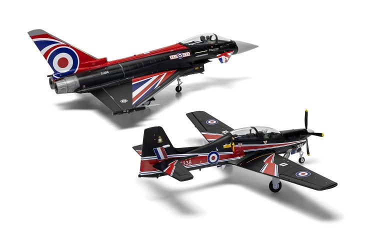 1:72 Airfix 40003 Eurofighter Typhoon FGR.4 Blackjack & Shorts Tucano T.1 - Britse Militaire Vliegtuigen - Af40003 3 - AF40003
