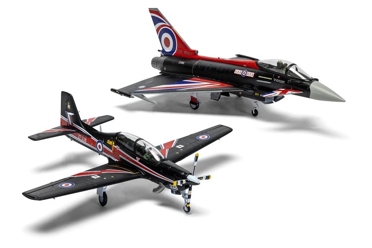 1:72 Airfix 40003 Eurofighter Typhoon FGR.4 Blackjack & Shorts Tucano T.1 - Britse Militaire Vliegtuigen - Af40003 4 - AF40003
