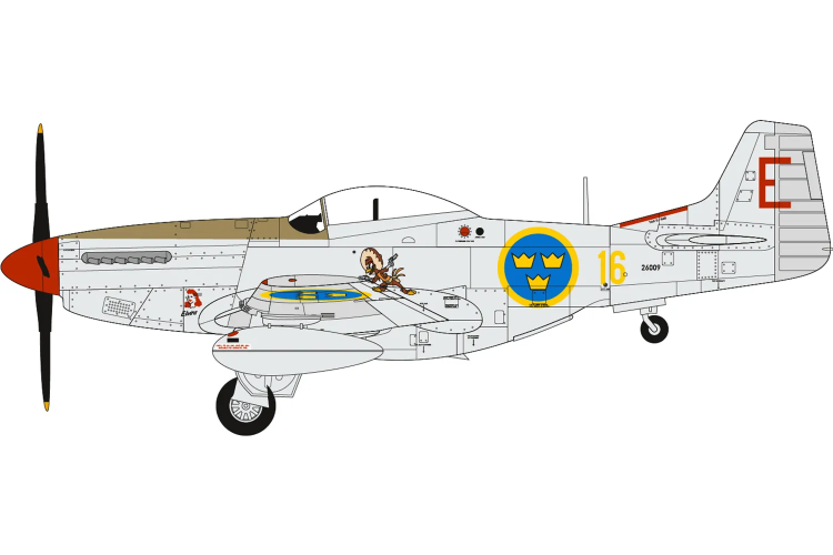 1:72 Airfix 40004 Swedish Air Force 100th Anniversary Set - 5 Zweedse Militaire Vliegtuigen - Af40004 3 - AF40004
