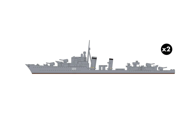 1:1200 Airfix 50120 Sink The Bismarck! WWII - 7 Oorlogsschepen - Gift Set - Af50120 2 - AF50120