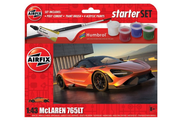 1:43 Airfix 55006 Mc Laren 765LT SportAuto - Starter Set - Af55006 1 1 - AF55006