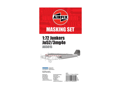 1:72 Airfix 65015 Maskering Set voor Junkers Ju 52/3mg4e - Af65015 xs 1 - AF65015-XS