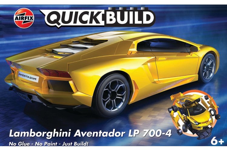 Airfix J6026 QUICKBUILD Lamborghini Aventador - Yellow - Afj6026 1 1 - AFJ6026