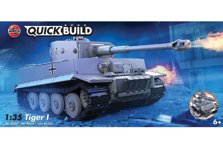 Airfix J6041 QUICKBUILD Tiger I Tank - Afj6041 1 - AFJ6041