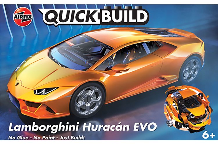 Airfix J6058 QUICKBUILD Lamborghini Huracan EVO - Orange - Sports Car - Afj6058 1 - AFJ6058