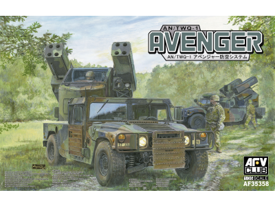 1:35 AFV Club 35358 Humvee AN/TWQ-1 Avenger - Amerikaans Luchtafweervoertuig - Afv35358 1 - AFV35358